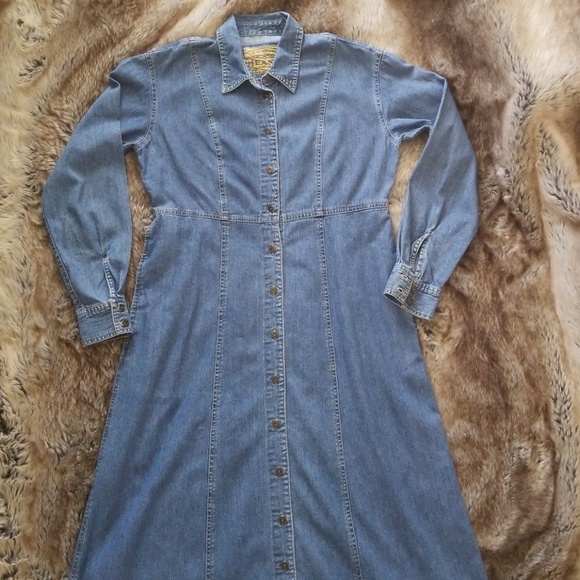 liz claiborne denim dress